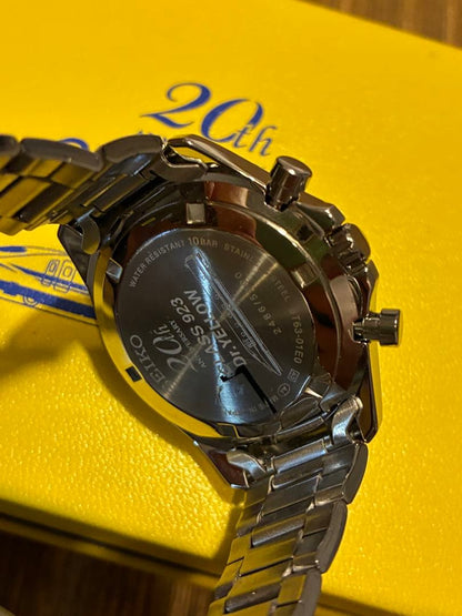 SEIKO Doctor Yellow 20th Anniversary Ltd 5000 Chrono Quartz 40mm #QYFW2J