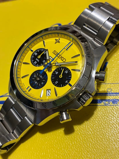 SEIKO Doctor Yellow 20th Anniversary Ltd 5000 Chrono Quartz 40mm #QYFW2J