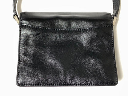 MARNI TRUNK SOFT MINI BAG Black Calf Leather #QYJQ9O
