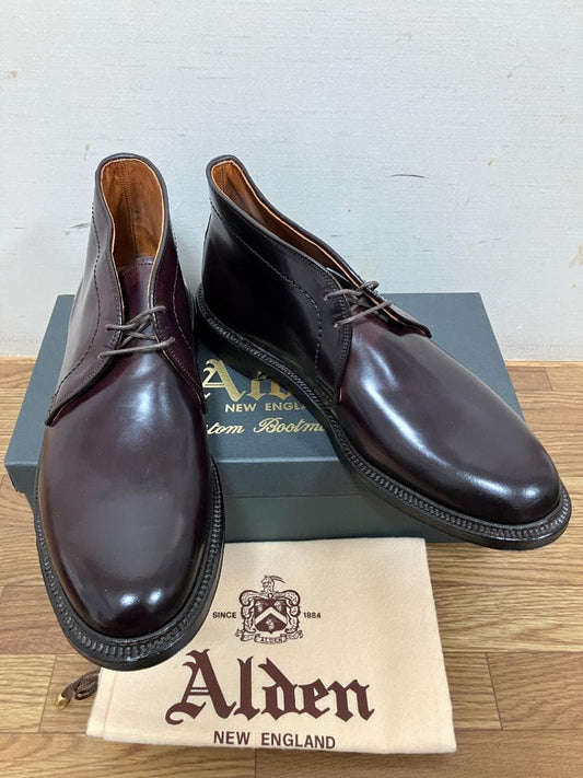 Alden 1339 Burgundy Cordovan Chukka Boots 8.5D #QY608L