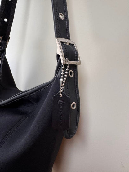 Vintage COACH 6204 Neo Duffle Sac Bucket Bag 1998 Leather #QYJQEF