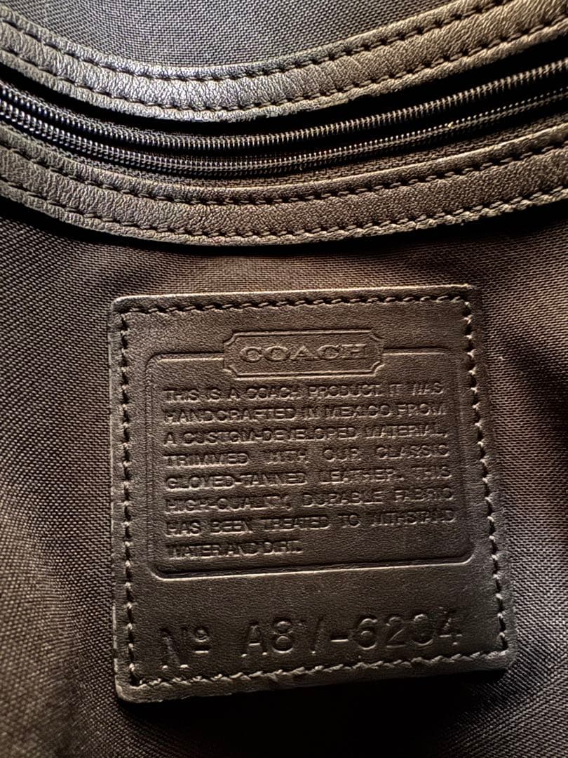 Vintage COACH 6204 Neo Duffle Sac Bucket Bag 1998 Leather #QYJQEF