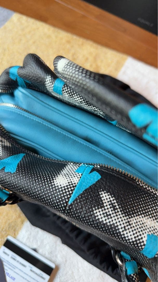 Prada rabbit print bag-in-bag #QY01X0
