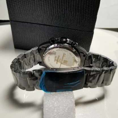 Full black IP coating, center chronograph, production model #QYKLL6