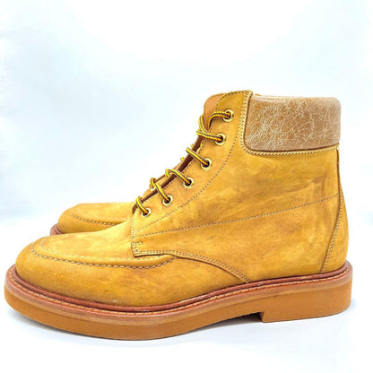 Maison Margiela Crackle Moc Toe Work Boots #QYIFM5