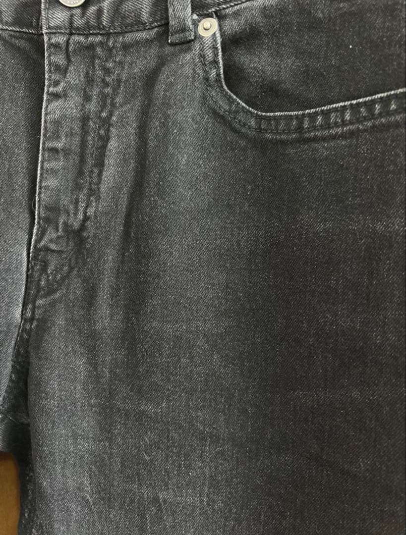 Black skinny denim pants #QOKKZM