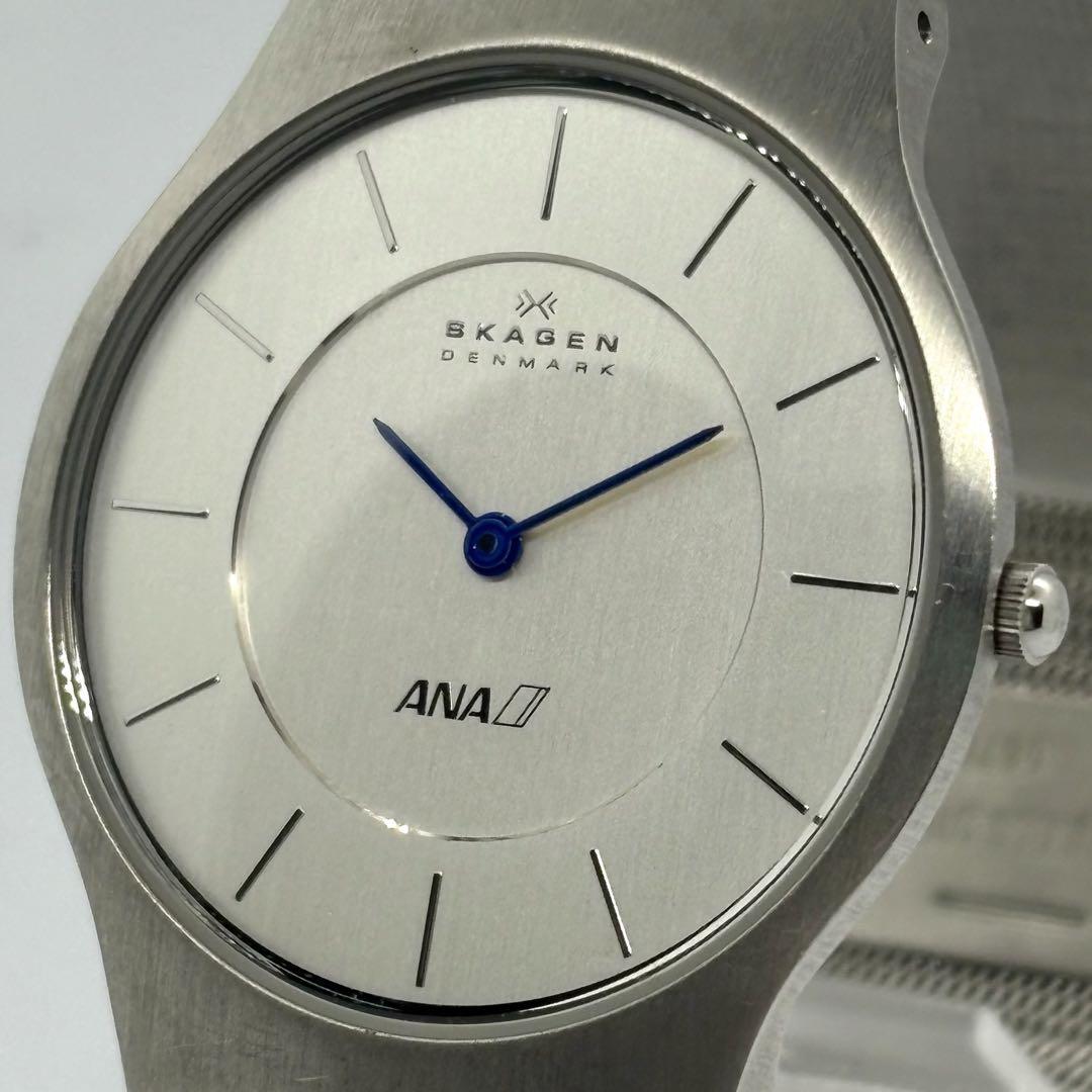 SKAGEN x ANA Model Watch, Mesh Silver #QY0VVJ