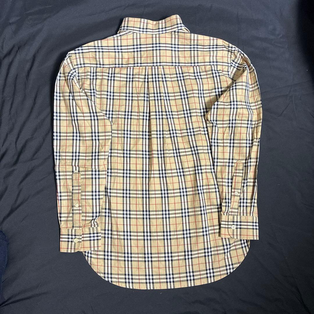 BURBERRY LONDON Nova Check Button-Down Shirt, Size S #PGI0JO