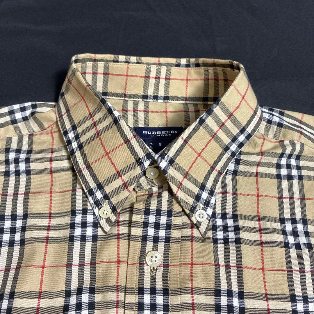 BURBERRY LONDON Nova Check Button-Down Shirt, Size S #PGI0JO