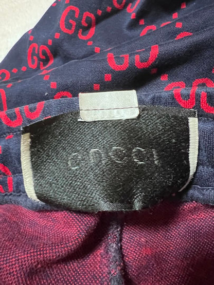 Gucci GG logo jogger pants in navy #QYHSW0