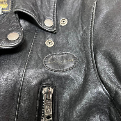 80s Lewis Leathers Wingless Rider's Jacket #QYDXYT