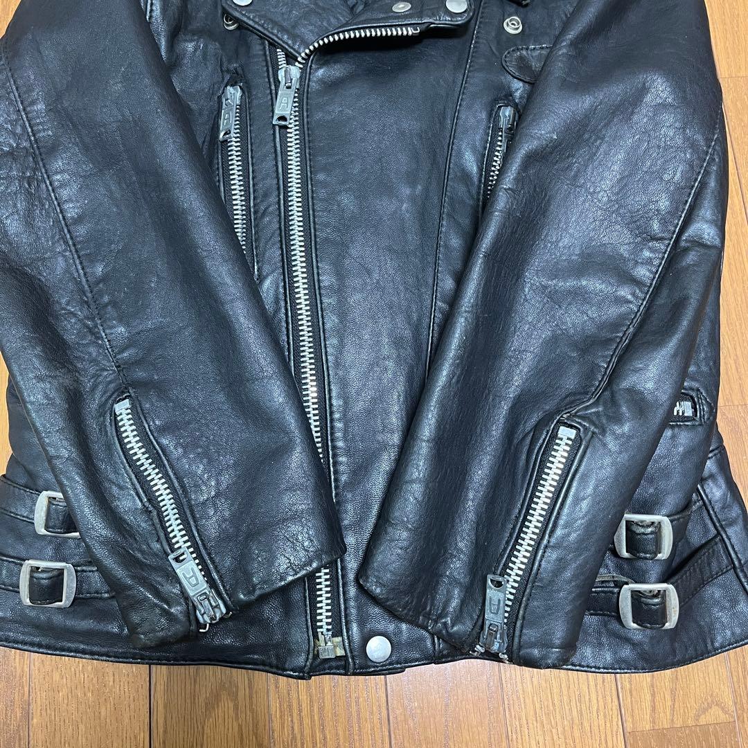 80s Lewis Leathers Wingless Rider's Jacket #QYDXYT