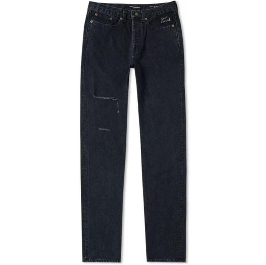 SAINT LAURENT 26 Crushed Skinny Denim Pants #QY2KYH