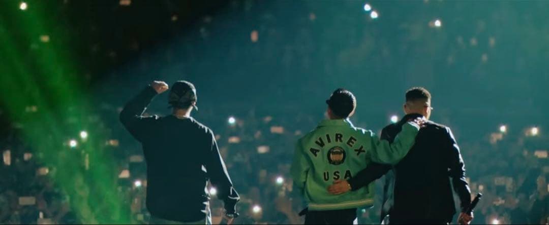 XL AVIREX VARSITY JACKET worn by celebrities #QY1Y0S
