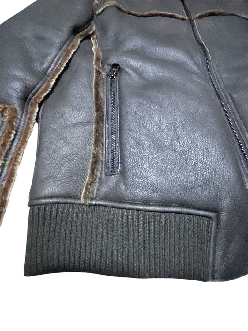 Real Mouton Rider's Jacket #QYDY3B