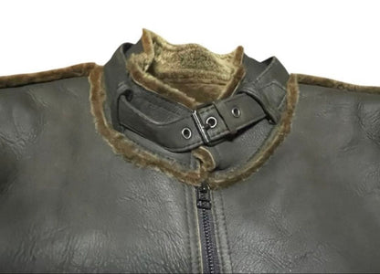 Real Mouton Rider's Jacket #QYDY3B