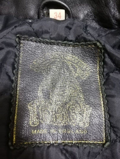 666 Triple Six Custom Studded Leather Rider's Jacket, Vintage #QY9NEW