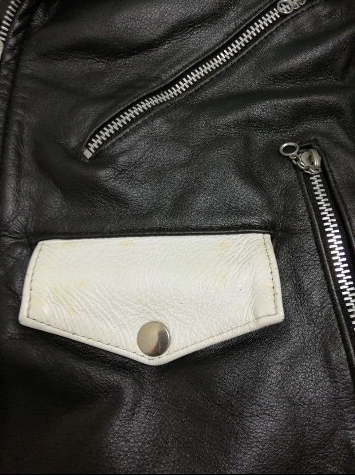 666 Triple Six Custom Studded Leather Rider's Jacket, Vintage #QY9NEW