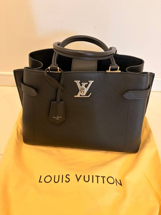 LOUIS VUITTON Rock Me Day Leather Handbag 35x24x16cm #QY8617