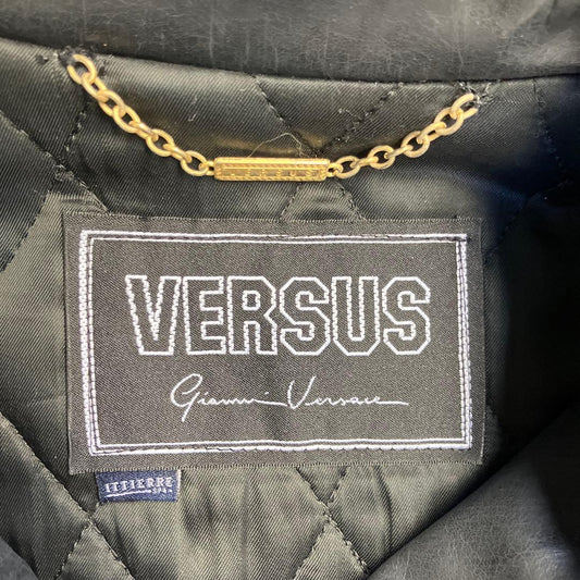 90s VERSUS Gianni Versace leather jacket #QY7324