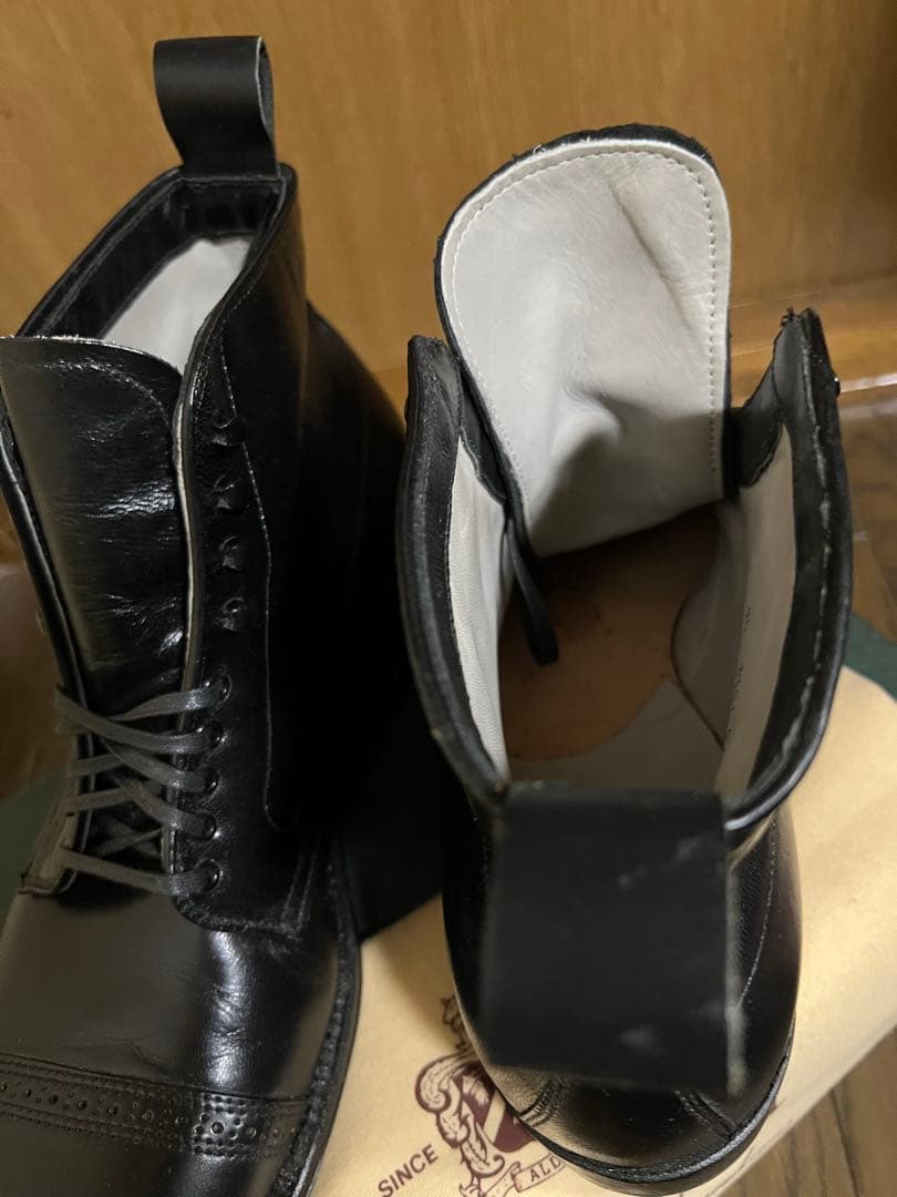 ALDEN Alden Cap Toe Boots 1/2 #QYAQ0A