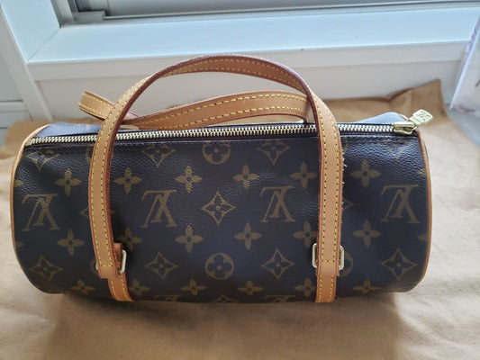 LOUIS VUITTON Papillon Handbag W27.5cm Monogram Shinjuku Takashimaya Jap #QYB5KM