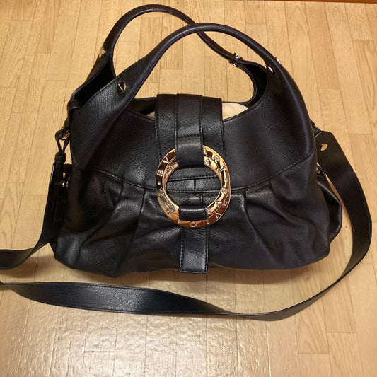 BVLGARI Black Leather Handbag #QYAAHA