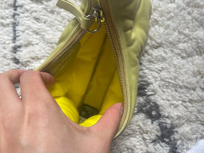 Maison Margiela Glam Slam Bag Yellow Leather Tag Included Mint #QYDBZO