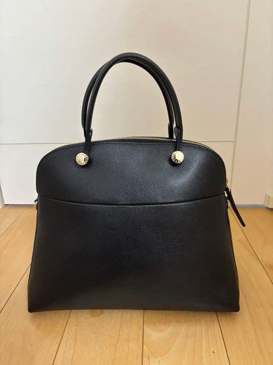 FURLA Piper handbag, size M, black #QY9FPD