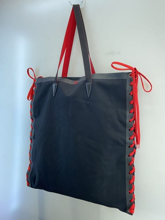 Christian Louboutin Tote Bag - Black Cabas Lace #QY42N0