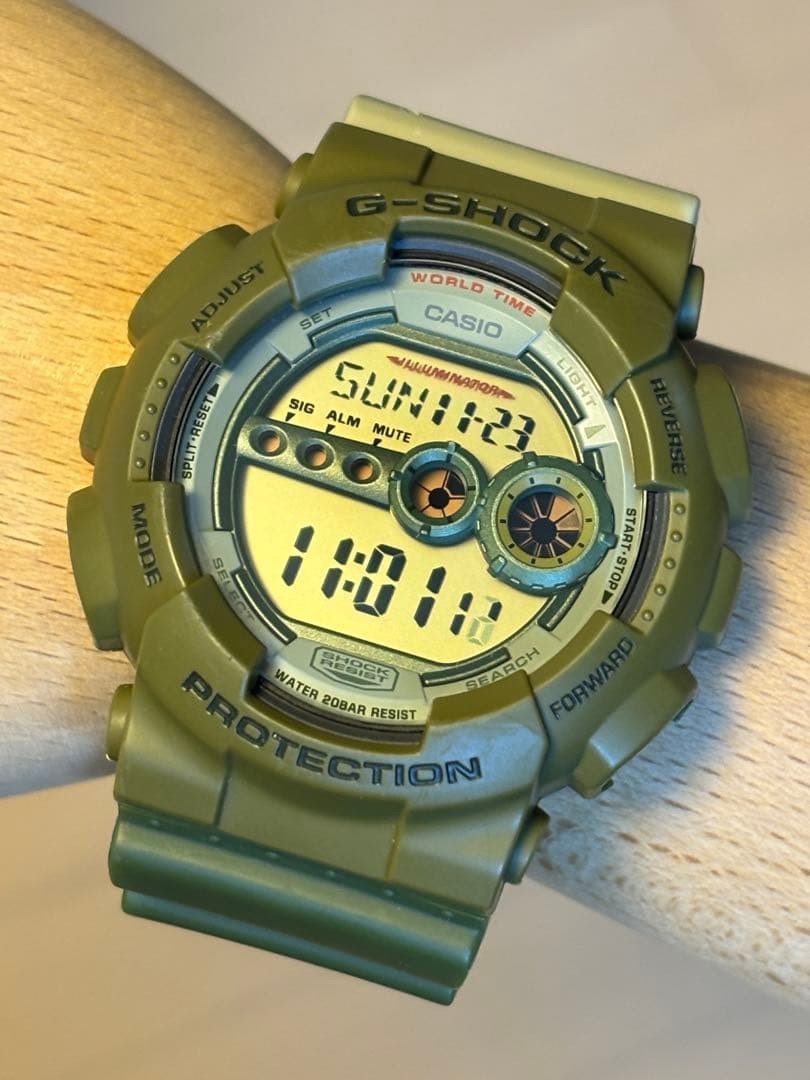 G-SHOCK GD-100PS Nakano Shiro Military Khaki Limited Watch Big Case #QYK5G9