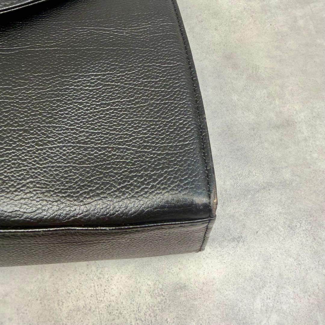 Yves Saint Laurent Hand bag black logo #QY904D