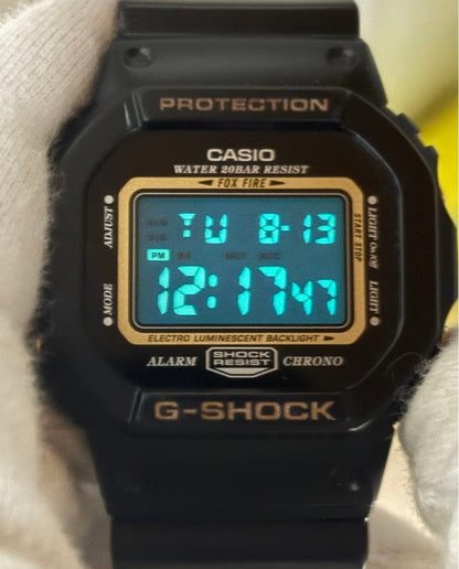 G-SHOCK Collaboration Tokishirazu LOWERCASE Exclusive Watch Black #QYJ36J