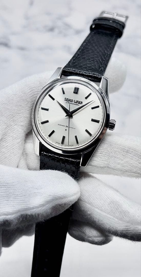 Beautifully serviced SEIKO Liner Chronometer manual winding watch. #QYG3FD