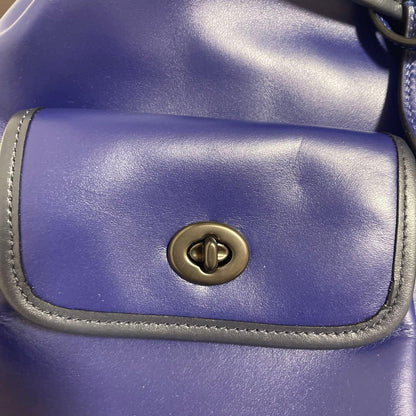 COACH Men's Blue Backpack C2902 #QYGQ6A