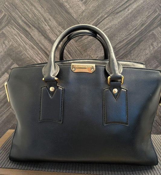 Burberry handbag, black #QYHEFV