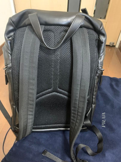 PRADA 2VZ135 Backpack Black Leather #QYCNZB