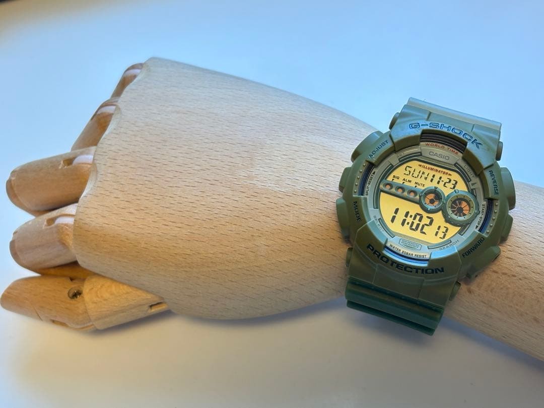 G-SHOCK GD-100PS Nakano Shiro Military Khaki Limited Watch Big Case #QYK5G9