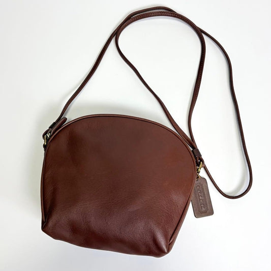 COACH Old Coach Shoulder Bag, Leather, Made in USA #QY7AJQ