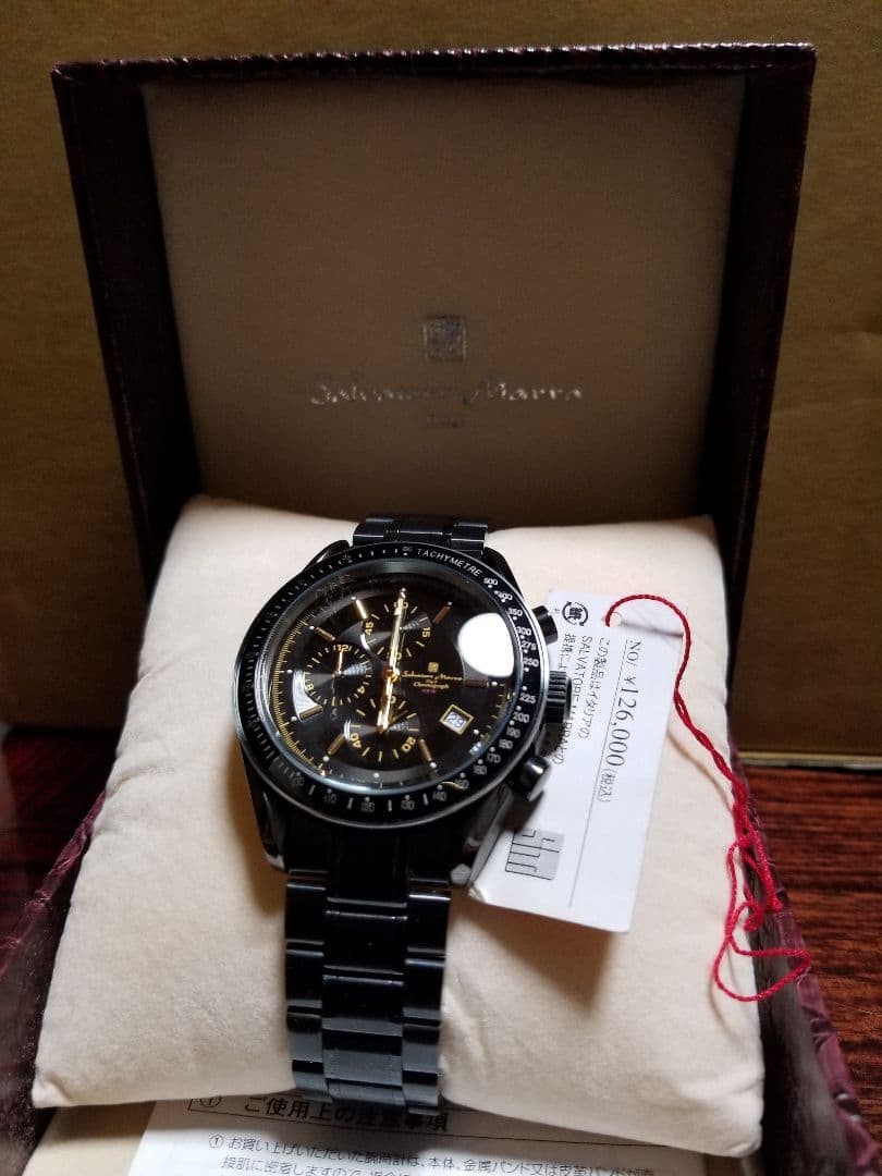 IP coating full black / Center chronograph installed Production model #PF262E