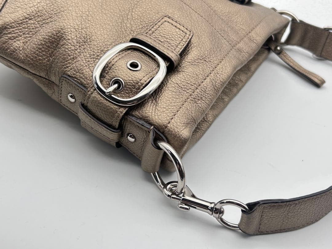 Y2K COACH Leather Sacoche Shoulder Bag #QY5SN4