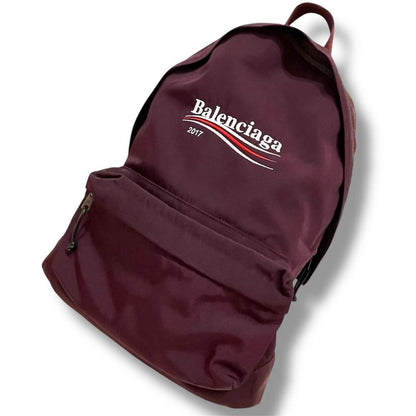 BALENCIAGA Explorer Logo Backpack, Large Capacity, Purple #QYHDK9