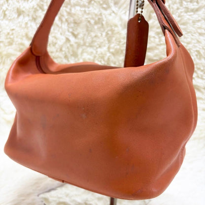 Old Coach 4145 Glovetanned Leather Brown Shoulder Bag Large Capacity #QYFVIQ