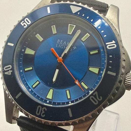 BEAMS x ANA Men's Diver's Watch, Blue Dial #QY0UZ0