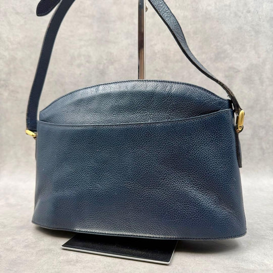 COACH Old Coach Madison Shoulder Bag, Navy Leather #QY72SJ
