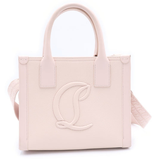CHRISTIAN LOUBOUTIN By My Side Leather 2-Way Shoulder Handbag White #QYIFM6