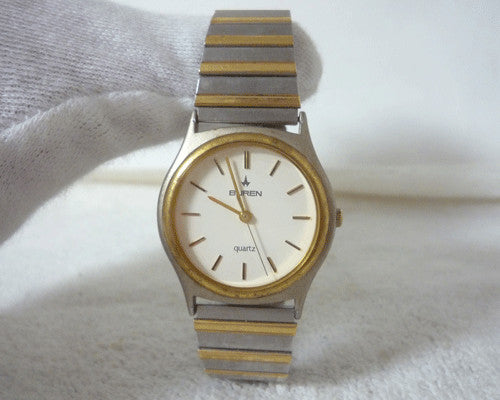 BUREN Two-tone Quartz Watch SH BU218422 Classic Men's #PFJAKR