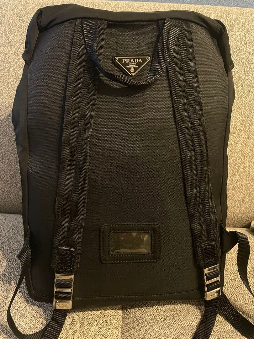 PRADA Black Backpack Nylon #QYFNOB