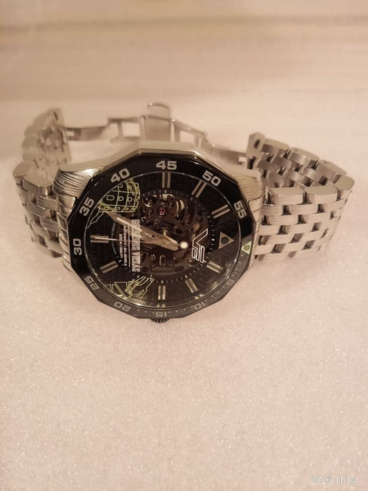 Vostok European Iron Wolf Winding Watch #QY25HM