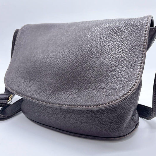 Coach Sonoma Collection Shoulder Bag, Grained Leather, Dark Brown, 4903 #QYK5WK